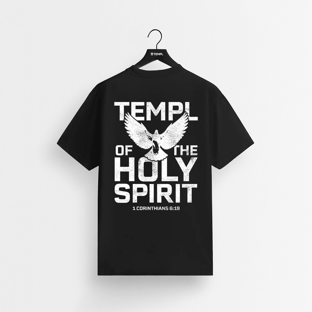 TEMPL of the Holy Spirit Tee | Bold Christian Graphic Shirt TEMPL of the Holy Spirit Tee | Bold Christian Graphic Shirt