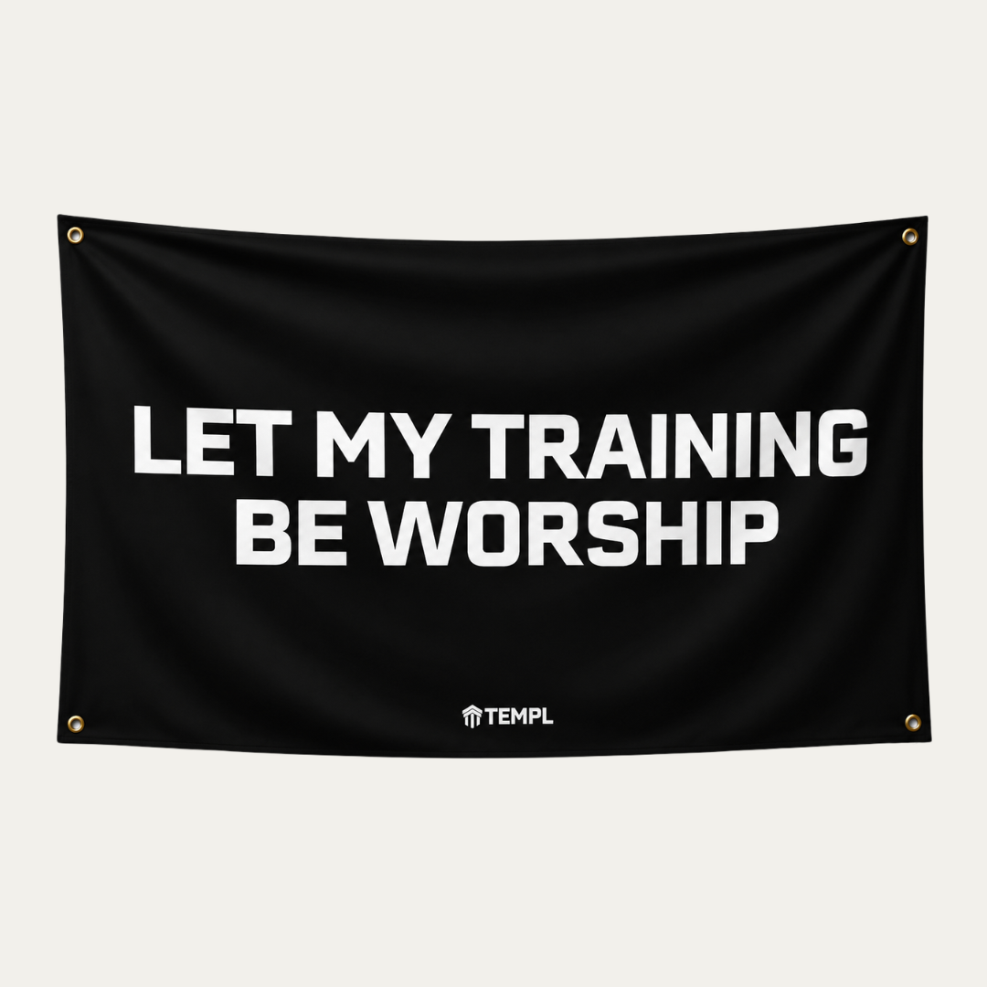"LET MY TRAINING BE WORSHIP" FLAG